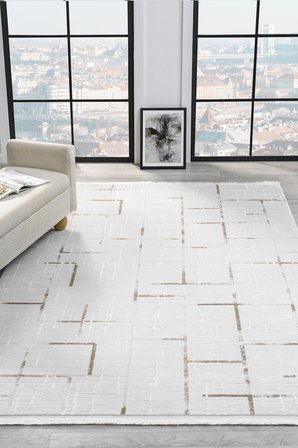 Vista Kahve Halı Akrilik Halı Yumuşak Dokulu Salon Oturma Odası Yatak Odası Halısı 5118
