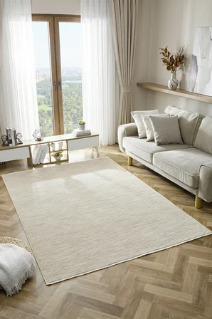 Orjin Krem Halı Salon Oturma Odası Çocuk Odası Yatak Odası Halısı 3301