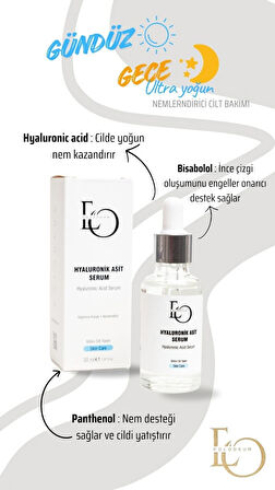 Hyaluronik Asit Cilt Serum Yoğun Nemlendirme ve Dolgunlaştırıcı Etkili Yenileyici Cilt Bakım