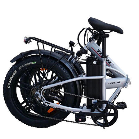 TORC TRC-10 GAZ KOLLU ELEKTRİKLİ KATLANIR BİSİKLET 420H MD 20 JANT 7 VİTES SİLVER
