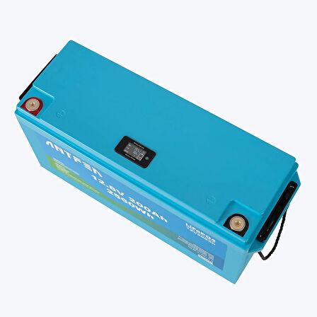 ANTFEA 12.8V 200Ah ABS Lityum Akü Akıllı Ekran LiFePo4 