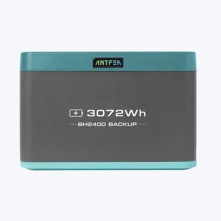 ANTFEA H2400 Pro Taşınabilir Güç + 2 adet BH2400 Yedek Batarya + H2400 Römorku [ 2.4 kW / 8 kWh ]