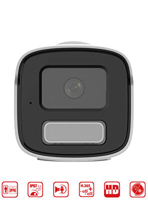6MP Bullet Kamera Akıllı Hibrit Işık ve Hareket Algılama 2.0 ve Canlı Koruma DS-2CD1T63G2-LIUF/SL