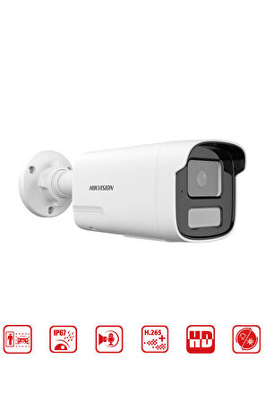 6MP Bullet Kamera Akıllı Hibrit Işık ve Hareket Algılama 2.0 ve Canlı Koruma DS-2CD1T63G2-LIUF/SL