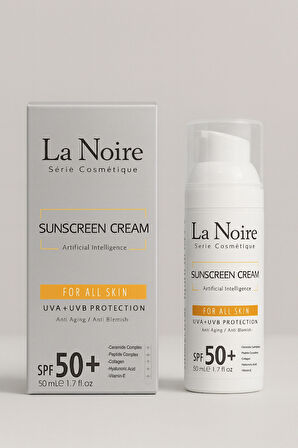 La Noire Yaşlanma-Kırışıklık Karşıtı | Ceramide |  Peptide IAkıllı Güneş Kremi Spf50