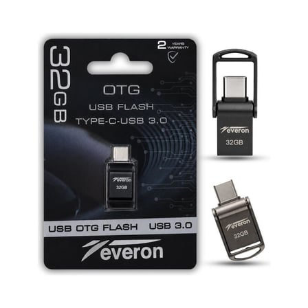 Everon 32gb TypeC USB OTG 3.0 Metal Flash Bellek