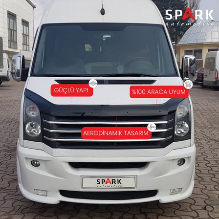 Volkswagen Crafter 2012-2017 Yıl Aralığı Uyumlu Kaput Rüzgarlığı 4mm