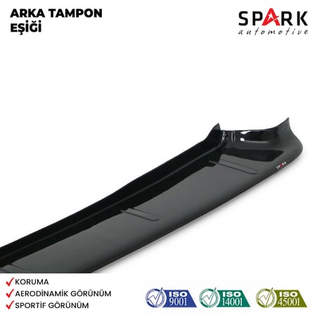 Peugeot Partner Tepee 2009-2015 Yıl Aralığı Uyumlu Arka Tampon Eşiği Parlak