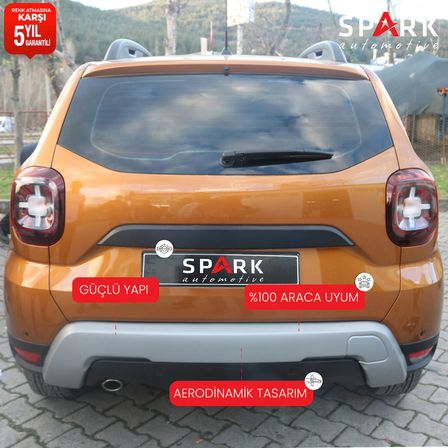 Dacia Duster 2018-2024 Yıl Aralığı Uyumlu Arka Tampon Difüzör