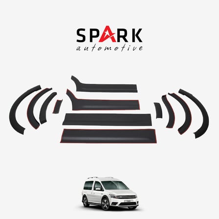 Volkswagen Caddy 2015-2020 Yıl Aralığı Uyumlu Uzun Şase Sağ Sürgü Dodik Seti 12 Parça