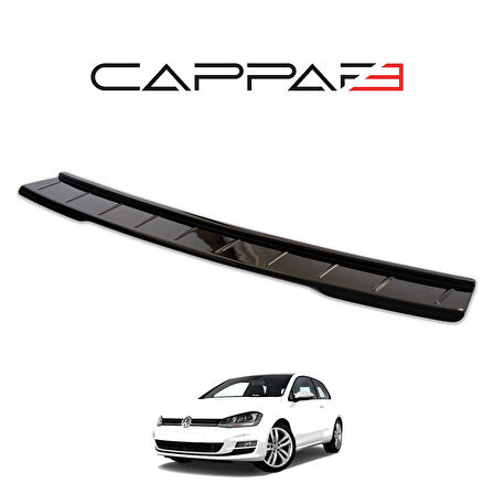Volkswagen Golf 7 2013-2021 Yıl Aralığı Uyumlu Arka Tampon Eşiği Parlak
