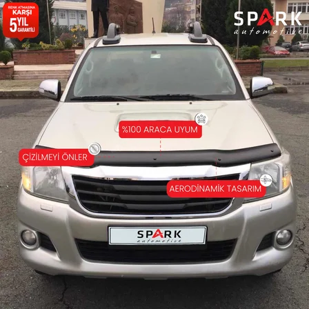 Toyota Hilux 2012-2015 Yıl Aralığı Uyumlu Kaput Rüzgarlığı 3mm