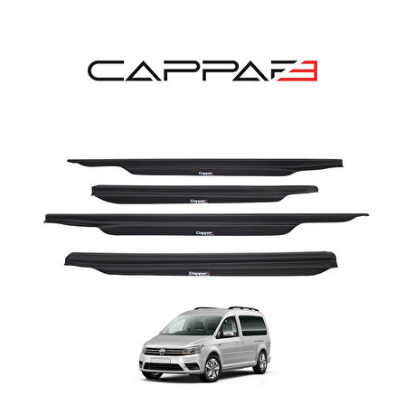 Volkswagen Caddy 2015-2020 Yıl Aralığı Uyumlu Yan Kapı Çıtası 4 Parça