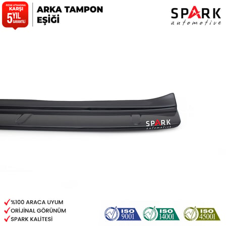 Fiat Egea 2015- Yılı ve Sonrası Uyumlu Arka Tampon Eşiği Parlak