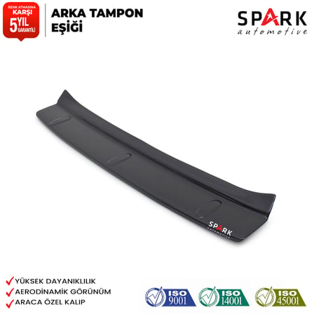 Fiat Egea 2015- Yılı ve Sonrası Uyumlu Arka Tampon Eşiği Parlak