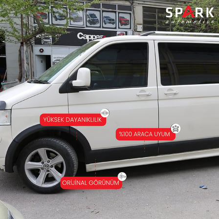 Volkswagen Transporter T5 2009-2014 Yıl Aralığı Uyumlu Kısa Şase Sol Sürgü Dodik Seti 11 Parça