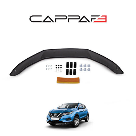 Nissan Qashqai 2017-2021 Yıl Aralığı Uyumlu Kaput Rüzgarlığı 4mm