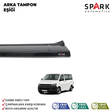 Volkswagen Transporter T6 2015-2020 Yıl Aralığı Uyumlu Arka Tampon Eşiği Parlak