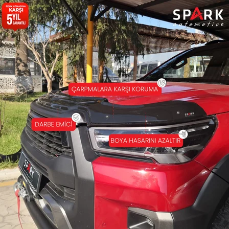Toyota Hilux 2021- Yılı ve Sonrası Uyumlu Yarasa Kaput Rüzgarlığı