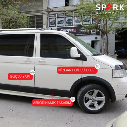 Volkswagen Transporter T5 2009-2014 Yıl Aralığı Uyumlu Kısa Şase Çift Sürgü Dodik Seti 11 Parça
