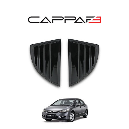 Honda Civic 2006-2012 Yıl Aralığı Uyumlu Kelebek Cam Aksesuarı