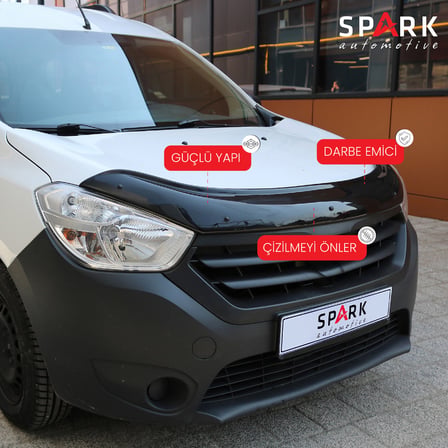 Dacia Dokker 2013- Yılı ve Sonrası Uyumlu Kaput Rüzgarlığı 4mm