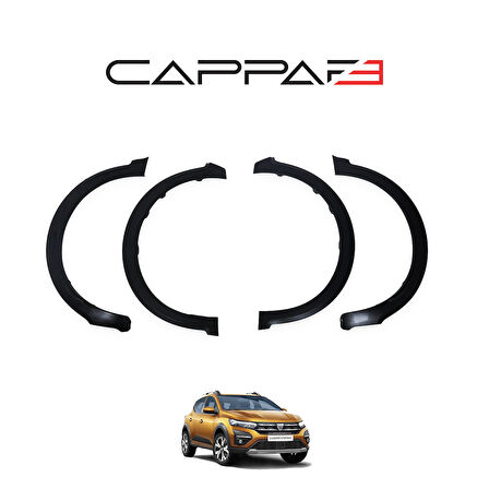 Dacia Sandero 2021- Yılı ve Sonrası Uyumlu Çamurluk Dodik 4 Parça