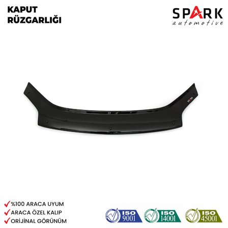 Peugeot Partner Tepee 2004-2008 Yıl Aralığı Uyumlu Ön Kaput Rüzgarlık 3mm