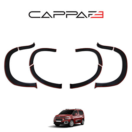 Citroen Berlingo 2019- Yılı ve Sonrası Uyumlu Çamurluk Dodik 8 Parça 