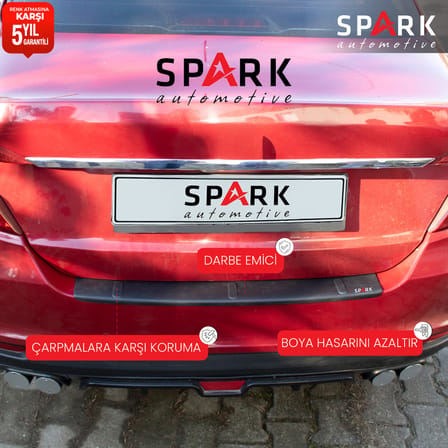 Fiat Egea 2015- Yılı ve Sonrası Uyumlu Arka Tampon Eşiği Mat