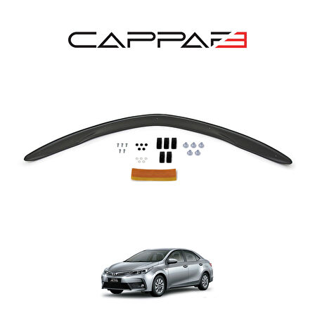 Toyata Corolla 2013-2018 Yıl Aralığı Uyumlu Kaput Rüzgarlığı 3mm