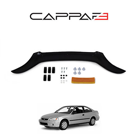 Honda Civic 1995-2000 Yıl Aralığı Uyumlu Kaput Rüzgarlık 4mm
