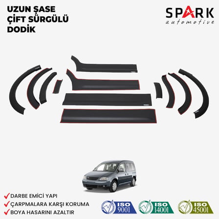 Volkswagen Caddy 2010-2015 Yıl Aralığı Uyumlu Uzun Şase Çift Sürgü Dodik Seti 12 Parça 