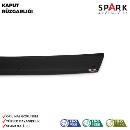 Iveco Daily 2006-2011 Yıl Aralığı Uyumlu Kaput Rüzgarlığı 3mm