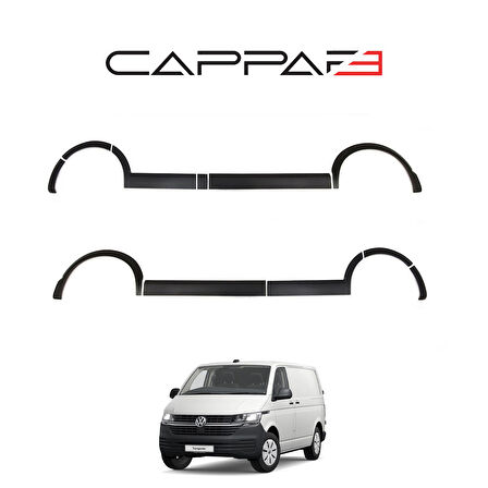 Volkswagen Transporter T6.1 2020-2022 Yıl Aralığı Uyumlu Kısa Şase Sol Sürgü Dodik Seti 11 Parça