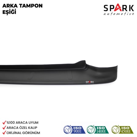 Peugeot Partner Tepee 2009-2015 Yıl Aralığı Uyumlu Arka Tampon Eşiği Mat