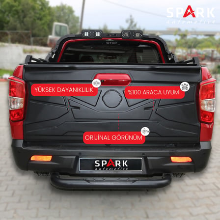 Ssangyong Musso 2021- Yılı ve Sonrası Uyumlu Bagaj Kapağı Dodik