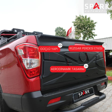 Ssangyong Musso 2021- Yılı ve Sonrası Uyumlu Bagaj Kapağı Dodik
