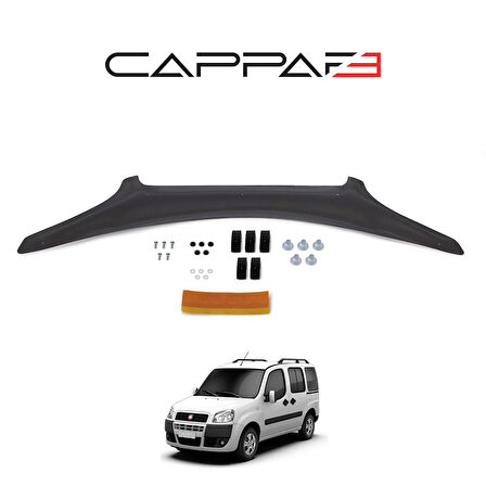 Fiat Doblo 2006-2010 Yıl Aralığı Uyumlu Kaput Rüzgarlığı 3mm