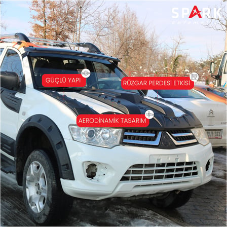 Mitsubishi L200 2007-2015 Yıl Aralığı Uyumlu Dragon Pack 3 Parça