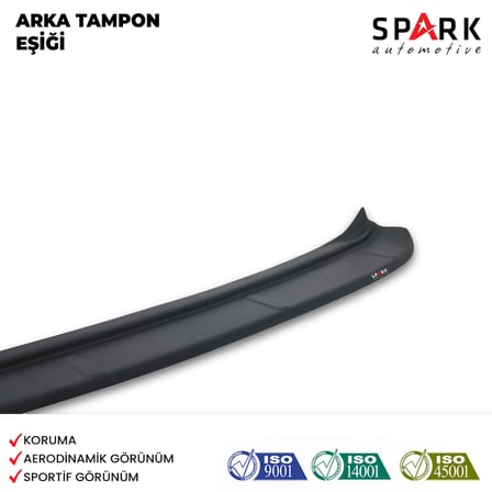 Volkswagen Tiguan 2016- Yılı ve Sonrası Uyumlu Arka Tampon Eşiği Mat