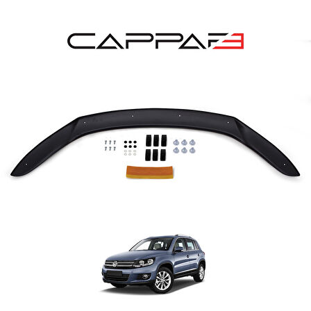 Volkswagen Tiguan 2012-2015 Yıl Aralığı Uyumlu Kaput Rüzgarlığı 3mm