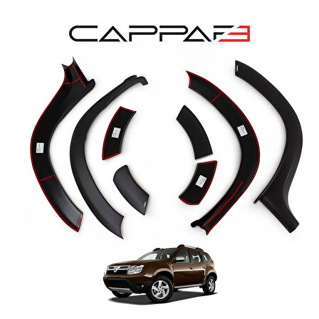 Dacia Duster 2010-2017 Yıl Aralığı Uyumlu 8 Parça Çamurluk Dodik