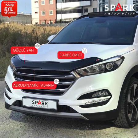 Hyundai Tucson 2016-2018 Yıl Arası Kaput Rüzgarlığı 3mm