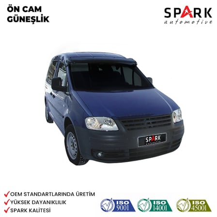 Volkswagen Caddy 2004-2010 Yıl Aralığı Uyumlu Ön Cam Güneşliği 