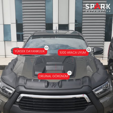 Toyota Hilux 2015-2020 Yıl Aralığı Uyumlu Ön Kaput Scoop