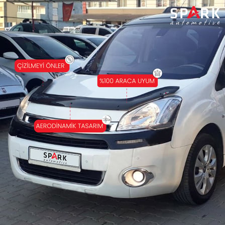 Citroen Berlingo 2009-2018 Yılı Arası Uyumlu Kaput Rüzgarlığı 4mm