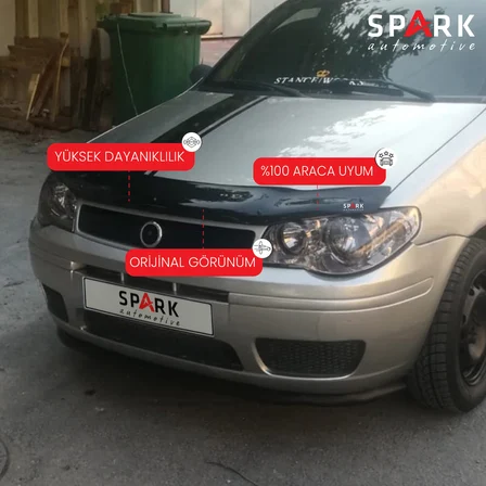 Fiat Palio 2006-2012 Yıl Aralığı Uyumlu Kaput Rüzgarlığı 4mm