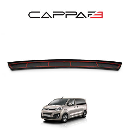 Citroen Jumpy 2017- Yılı ve Sonrası Uyumlu Arka Tampon Eşiği Parlak