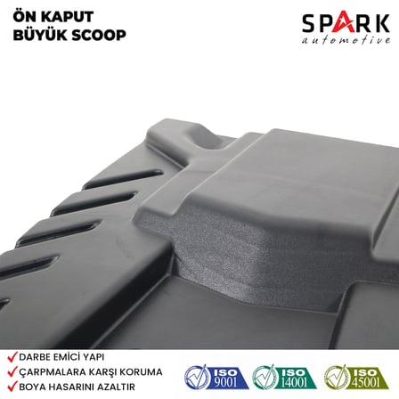 Mitsubishi L200 2007-2015 Yıl Aralığı Uyumlu Ön Kaput Büyük Scoop